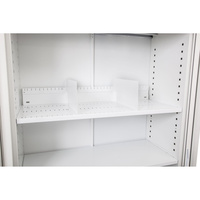 GO TAMBOUR SLOTTED SHELF 1200mmW White