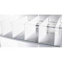 GO TAMBOUR SHELF DIVIDER Pack of 5 White