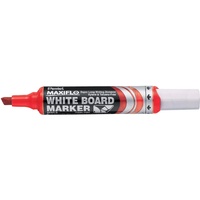 PENTEL MWL6 MAXIFLO WHITEBOARD Marker Chisel Red