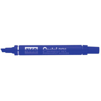 PENTEL N60 PERMANENT MARKERS Chisel Blue