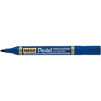 PENTEL N850 PERMANENT MARKER Bullet Blue