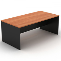 OM DESK W1200 x D600 x H720mm Cherry Charcoal