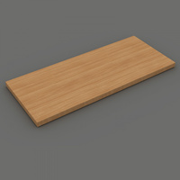 OM DESK TOP W1500 x D750mm Beech Charcoal