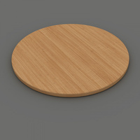 OM TABLE TOP ONLY D1200mm Beech   Beech Charcoal