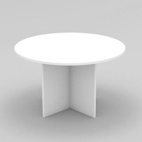 OM ROUND MEETING TABLE D1200 x H720mm White all over