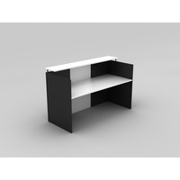 OM RECEPTION COUNTER W 1800 x D 750 x H 1150mm White/Charcoal