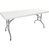 FURNX POLY FOLDING TABLE 1800x750mm Off White