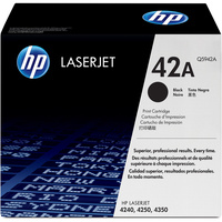 HP TONER CARTRIDGE Q5942A - 42 Black