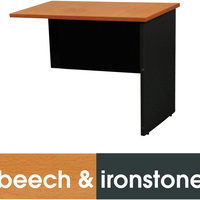 LOGAN RETURN 1200MM X 600MM Beech & Ironstone