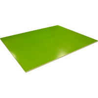 RAINBOW GLOSS SURFACE BOARD 510mm x 640mm 300gsm Double Sided Light Green Pack of 20