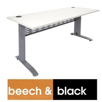 RAPID SPAN DESK W1200xH700mm Beech & Black