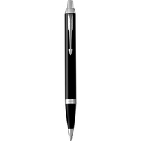 PARKER IM BALLPOINT PEN Retractable Lacquer Black Chrome Trim