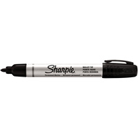 SHARPIE ALUMINIUM MARKER Permanent Bullet Point Black