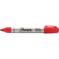 SHARPIE ALUMINIUM MARKER Permanent Bullet Point Red