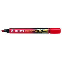 Pilot Permanent Marker SCA-400 Chisel Red