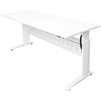 ELECTRIC SIT STAND WORKSTATION 1200W x 700D X 1205mmH NW with White Frame