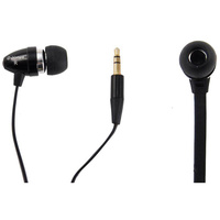 SHINTARO STEREO EARPHONE FLAT CABLE Black