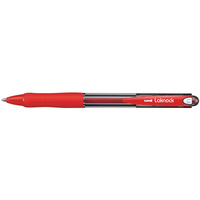 UNI-BALL BALLPOINT PEN Laknock Retractable 1.0mm Red