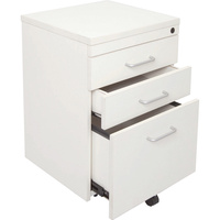 RAPID SPAN MOBILE PEDESTAL 3 Drawer White