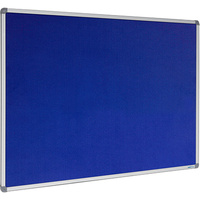 VISIONCHART PINBOARD FELT 2400 x 1200mm Royal Blue