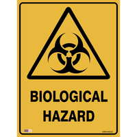 SAFETY SIGNAGE - WARNING Bio Hazard 450mmx600mm Metal