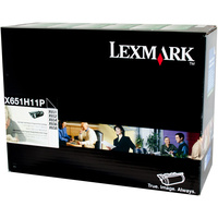 LEXMARK TONER CARTRIDGE X651H11 Black